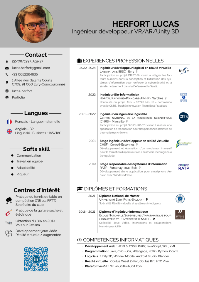 CV HERFORT Lucas